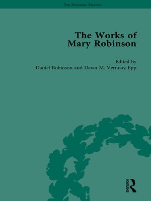 cover image of The Works of Mary Robinson, Part I Vol 2